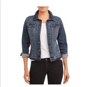 White and Medium Wash Denim Jackets (2)